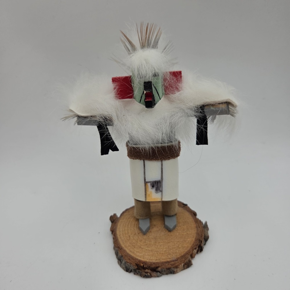 Vintage Mini 4 1/2" Native American "Eagle" Kachina Doll Signed!